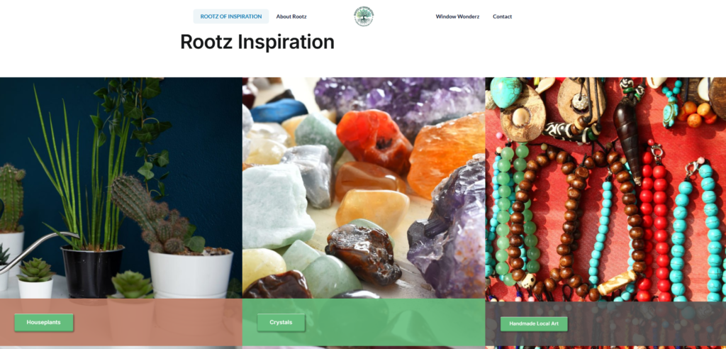 Rootz of Inspiration website